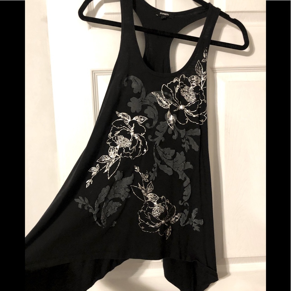 Express Racer Back Flowy Tank Small